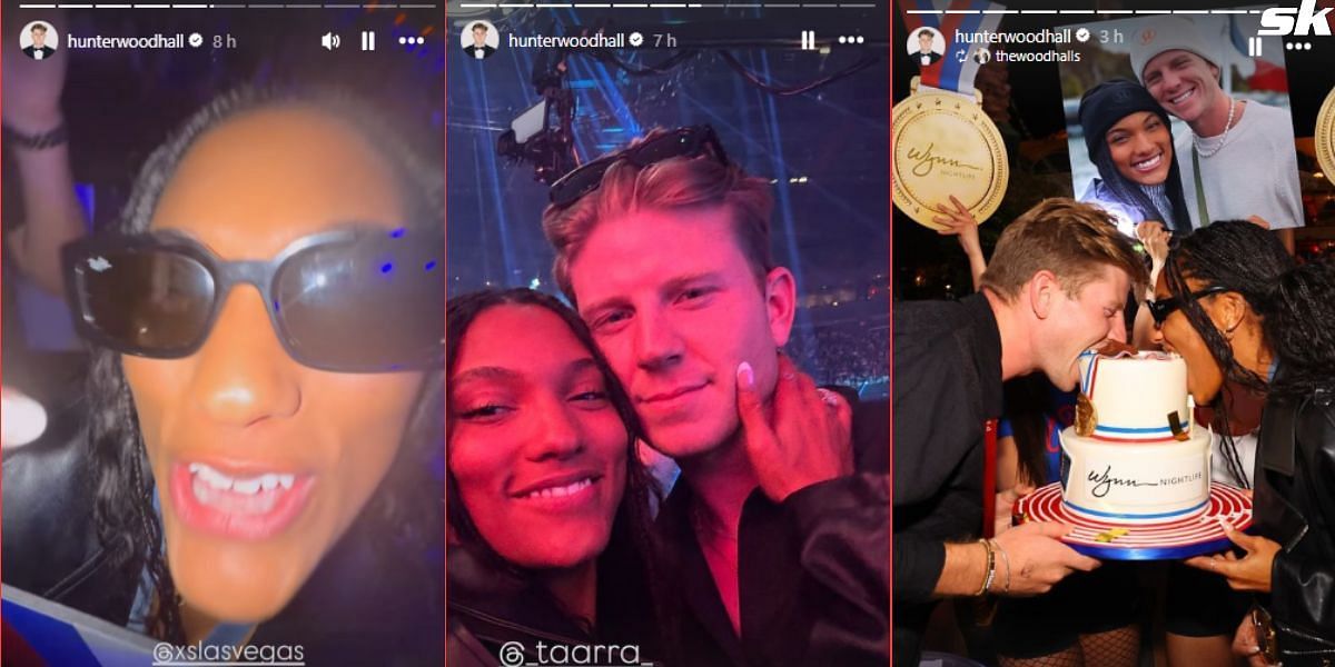 Screenshot of Hunter Woodhall's Instagram stories (Image Sources: Instagram)